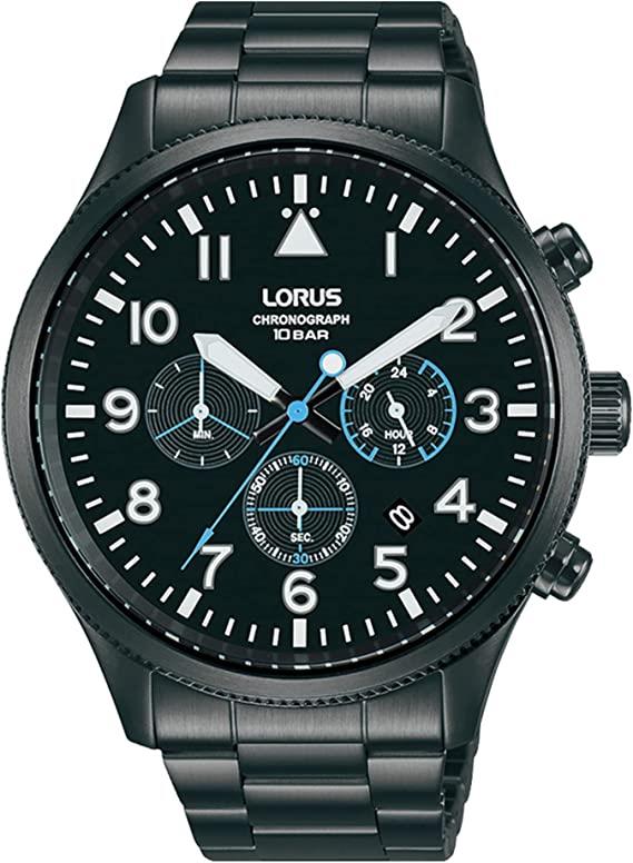 Lorus Gent’s Analog-Digital Quartz Watch with Stainless Steel Strap RT361JX9