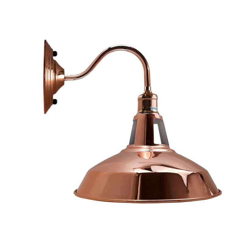 Vintage Retro Industrial Rose gold Wall Light Shade Modern Style High Polished Wall Sconce~3624