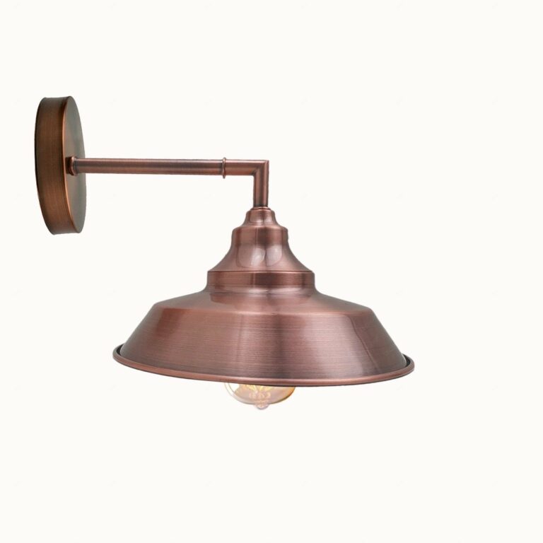 Industrial Vintage Retro Wall Lamp Indoor E27 Edison  Copper Lighting Sconces~3812