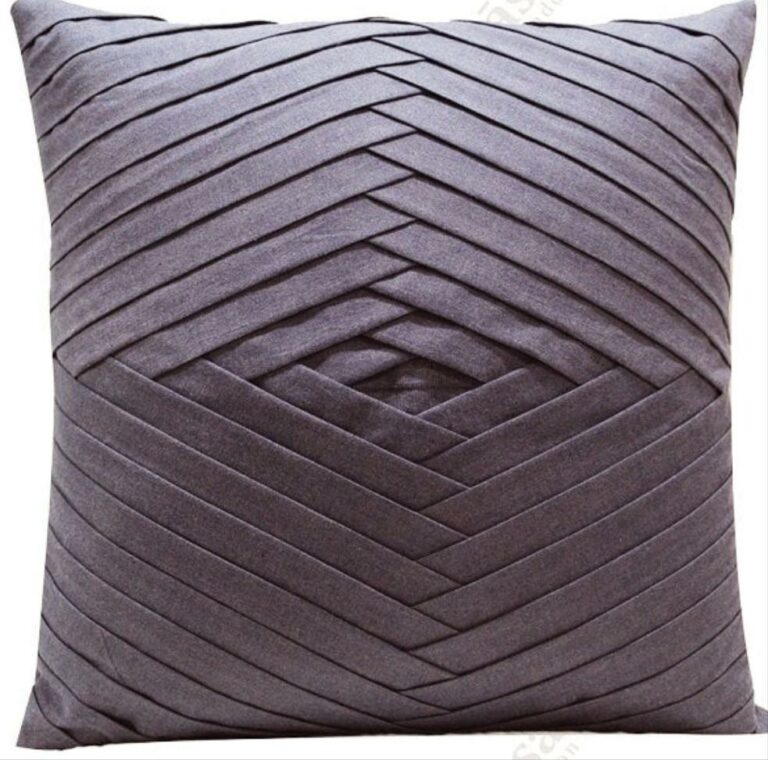 Pleated Cushion Cover – Organic