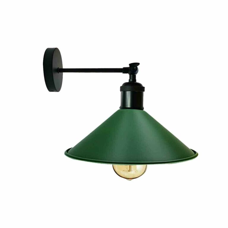 Industrial Wall Lamp Retro Light Green Colour Vintage Wall Sconce Lights~2315