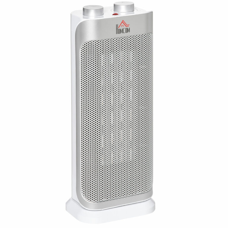 Indoor Space Heater Oscillating Ceramic Heater w/ Adjustable Modes 1000W/2000W