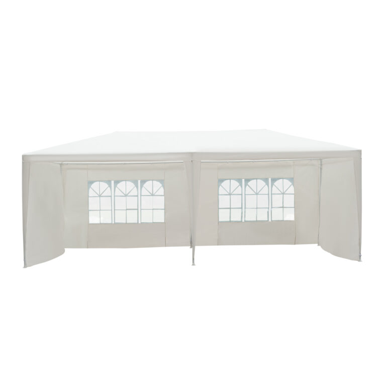 Outsunny 6x3m Garden Gazebo Party Canopy Camping Tent Patio Awning-White