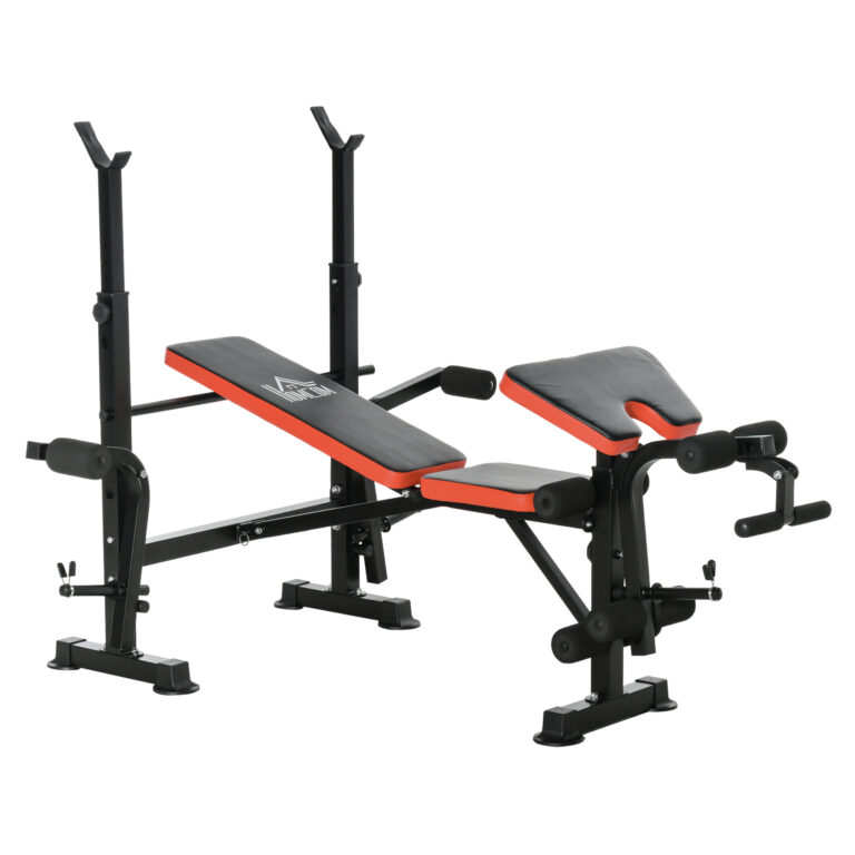 Multi-Function Adjustable Weight Training Bench Gym Fitness Lifting HOMCOM