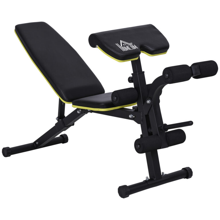 Multi-Functional Sit-Up Dumbbell Weight Bench w/ Adjustable Height for Home Gym