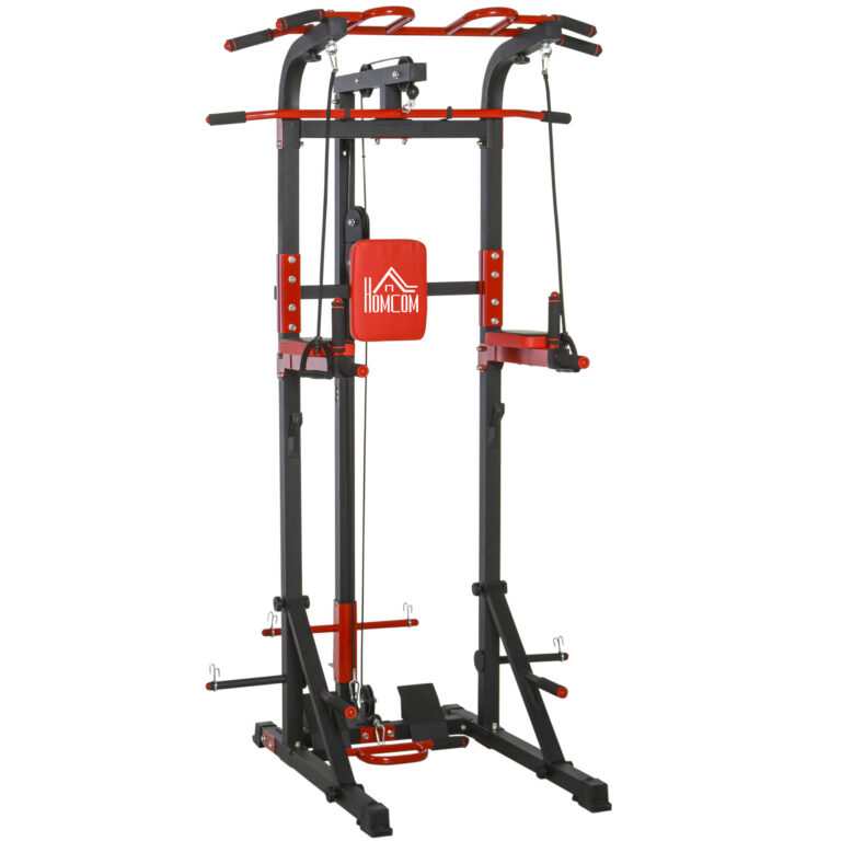 Pull Up Bar Station Power Tower for Home Gym Traning Workout Equipment HOMCOM