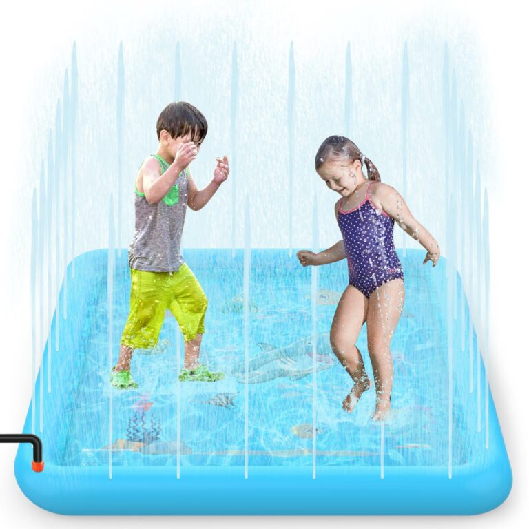 SOKA 168cm Square Inflatable Sprinkler Splash Pad Play Mat Water Summer Toy Kids
