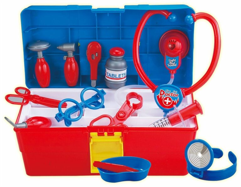 Kids Children Doctor Role Play Set Medical Toys Carry Bag