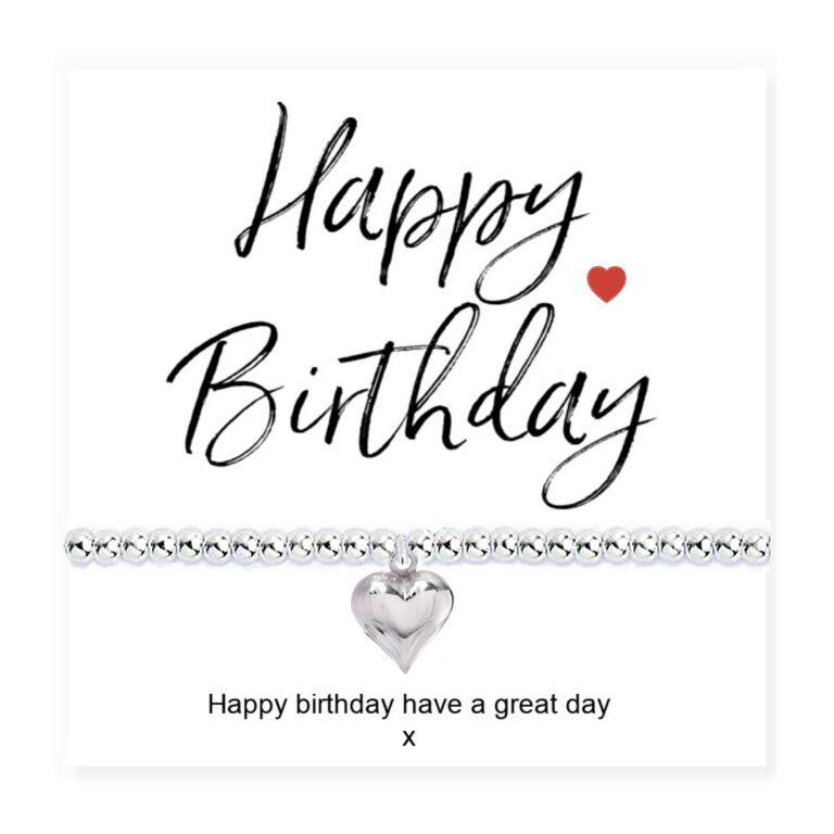 Happy Birthday Bracelet – Message Card