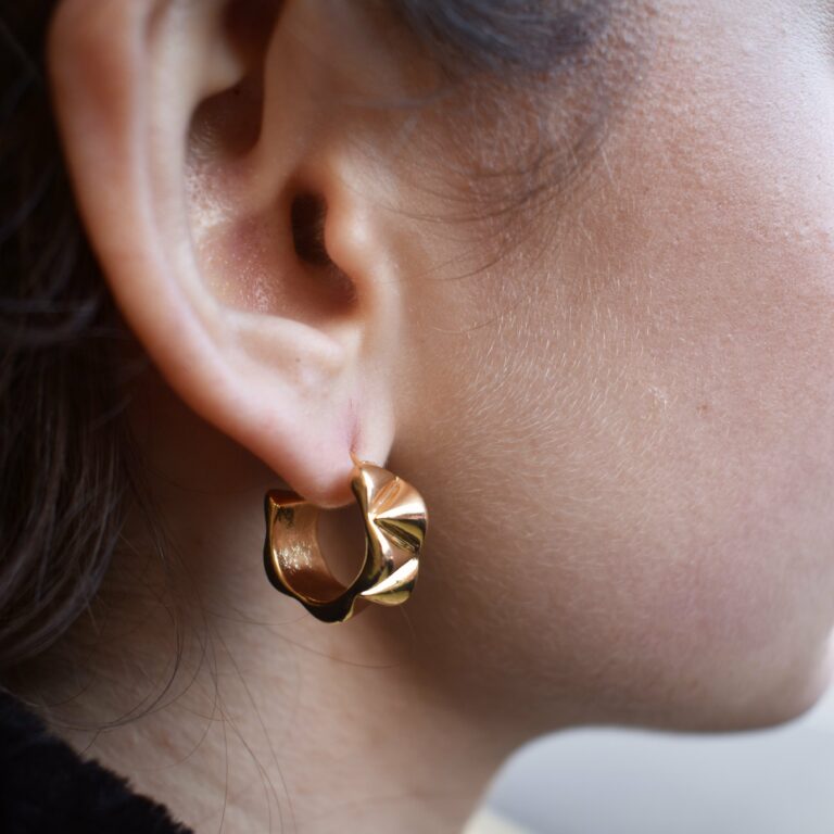 Good, Gold Huggie earrings
