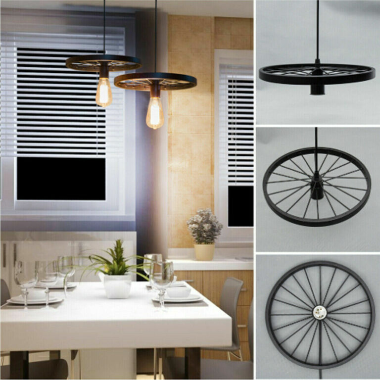 Modern Industrial Retro Pendant Lamp Ceiling Light Wheel Light for Bedroom cafe~2245