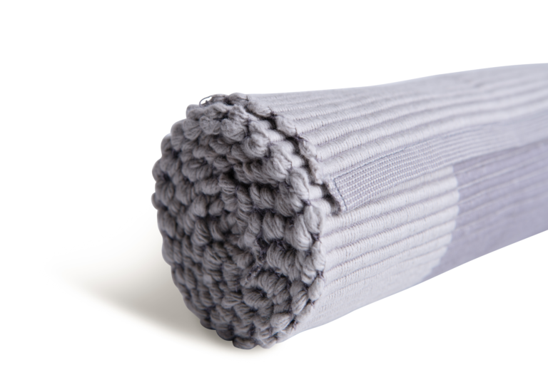 Yoga Mat – Grey – Handmade & Organic Cotton