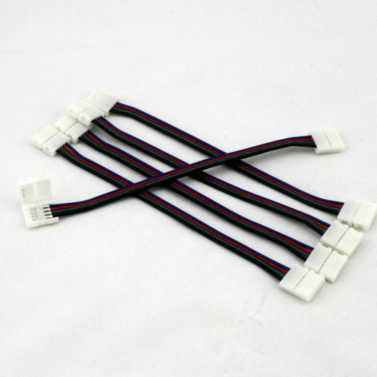 LED Strip Light Connectors  4Pin Clip To 4 Pin Clip~3662