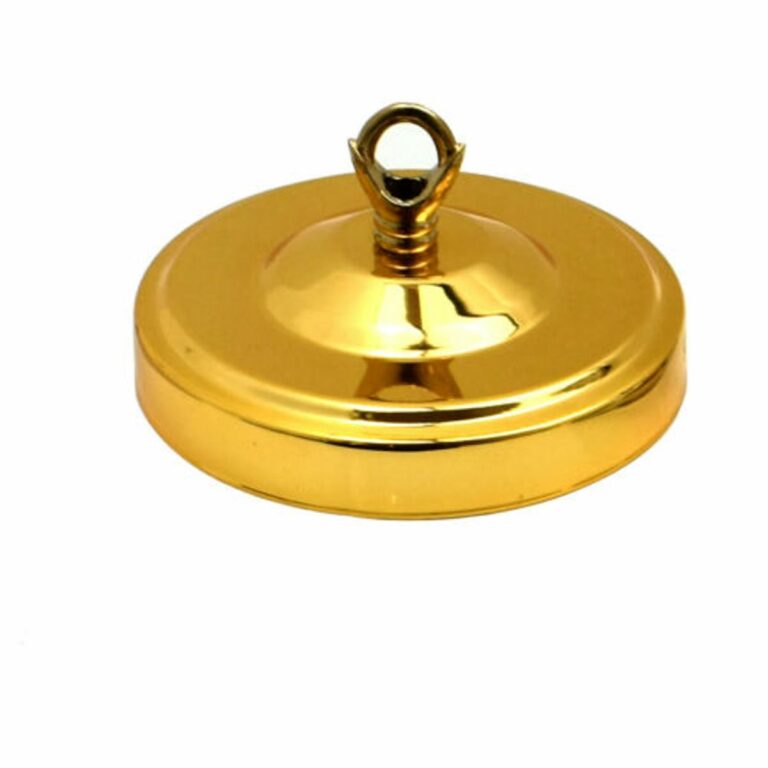 Ceiling Rose Hook Plate Gold Color 108mm Diameter Light Fitting Chandelier~2646