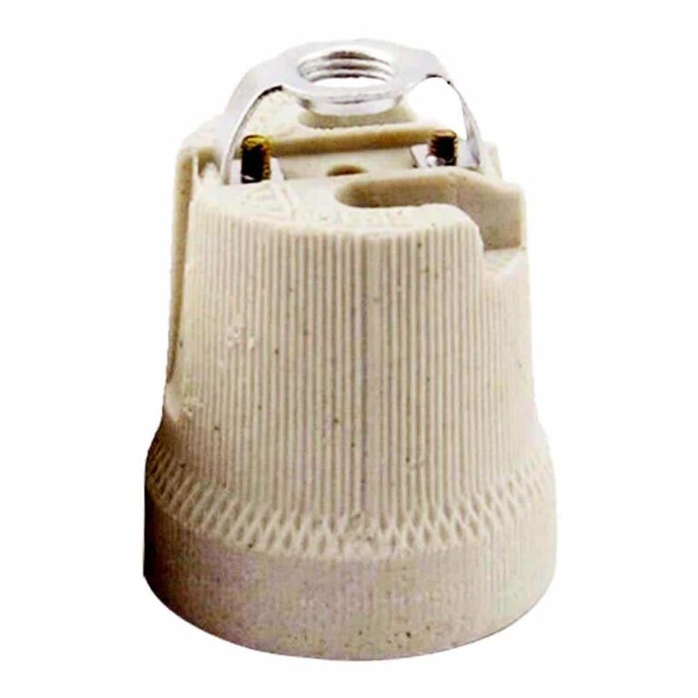 Ceramic Porcelain Type 3 ES E27 Edison Screw Heat Bulb Lamp Holder~2964