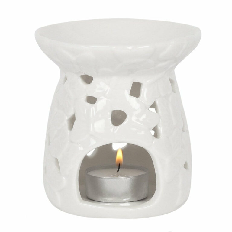 Embossed Butterfly Oil & Wax Melt Aromatherapy Burner