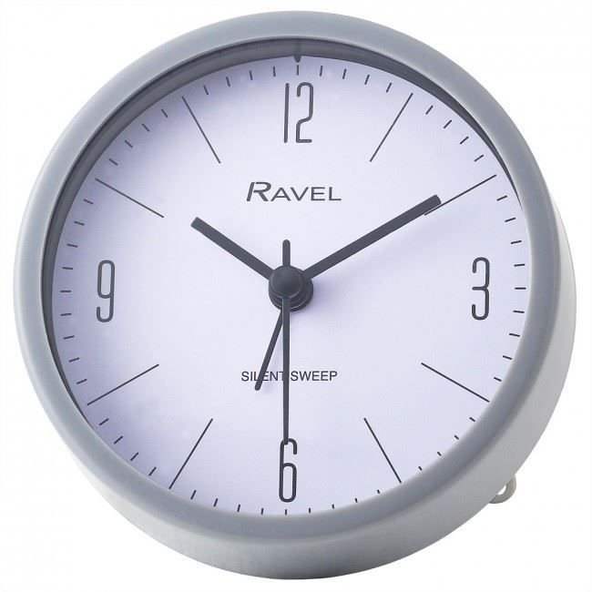 Ravel Quartz Plastic Round Alarm Clock RC024.13