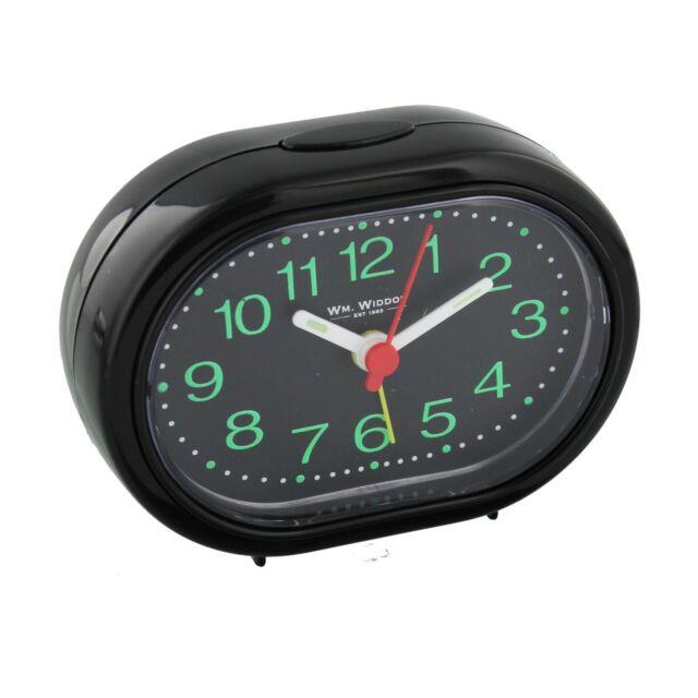 Widdop Alarm Clock Oval Beep Function Black