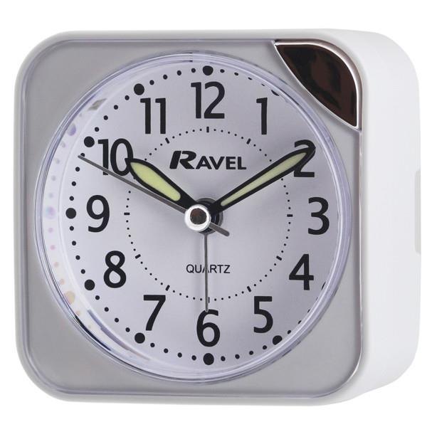 Ravel Square Quartz Silent Beep Alarm Clock