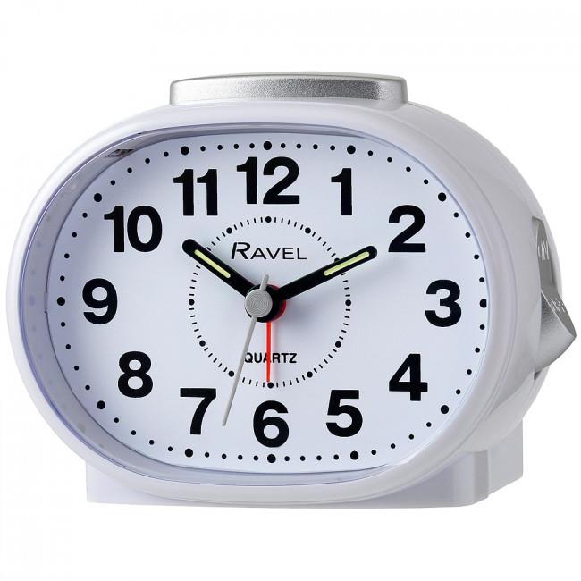 Ravel Classic Alarm Clock White