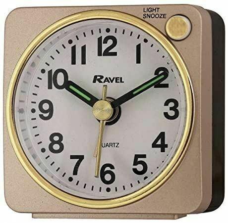 RC018.2 RAVEL MINI ALARM CLOCK GOLD