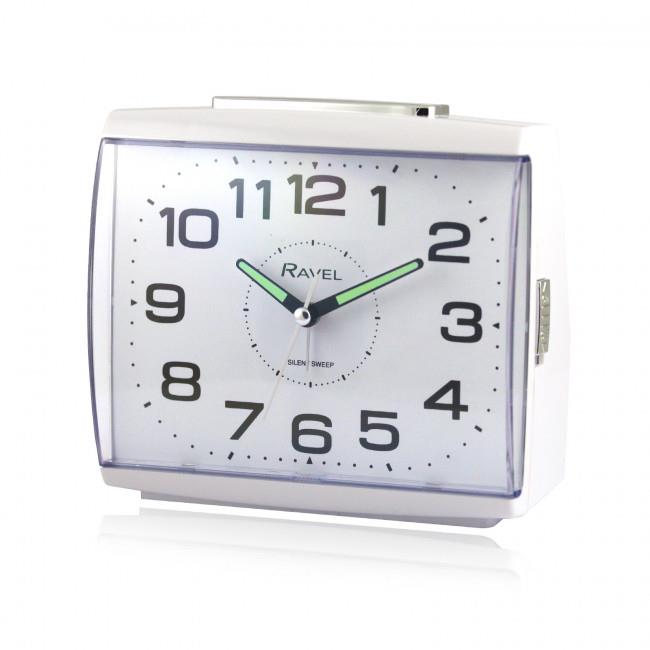 Ravel Large Square Retro Bedside Quartz Alarm Clock RC037.4