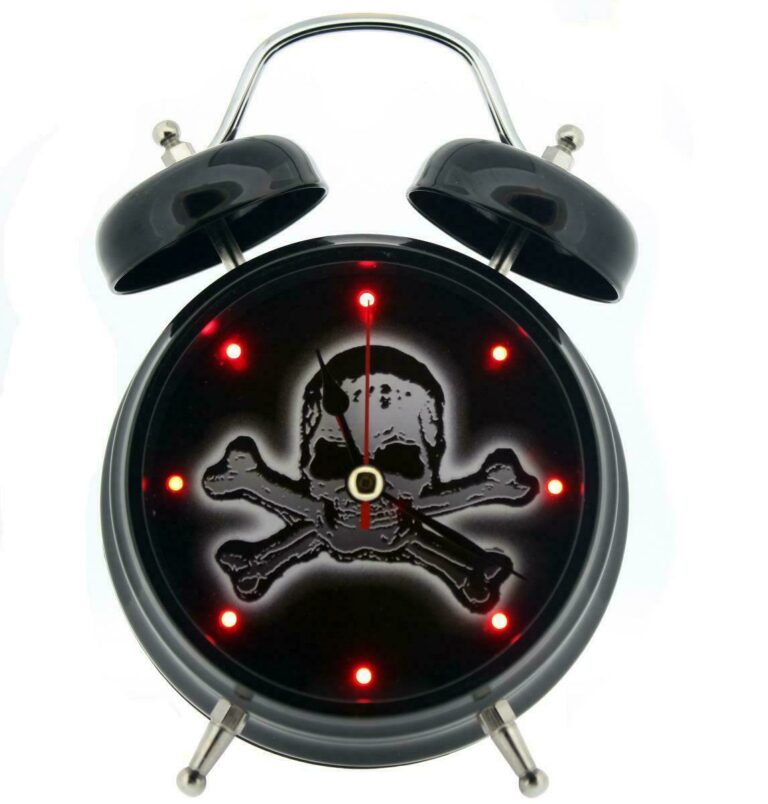 GTP Unisex Sounding Voice Double Bell Quartz Alarm Clock IMP122