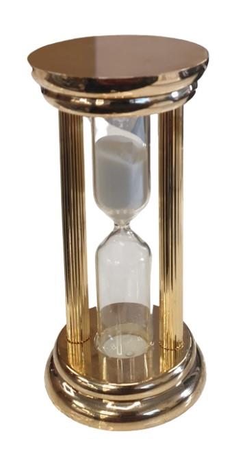 Miniature Clock Gold Timer Solid Brass IMP804G