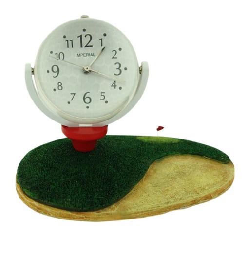 Miniature Clock Golf Playing Green Globe IMP424