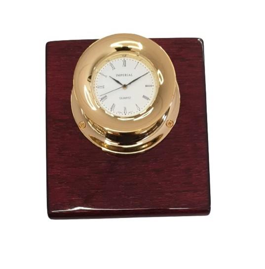 Miniature Clock Gold Nautical compass IMP79 – CLEARANCE NEEDS RE-BATTERY
