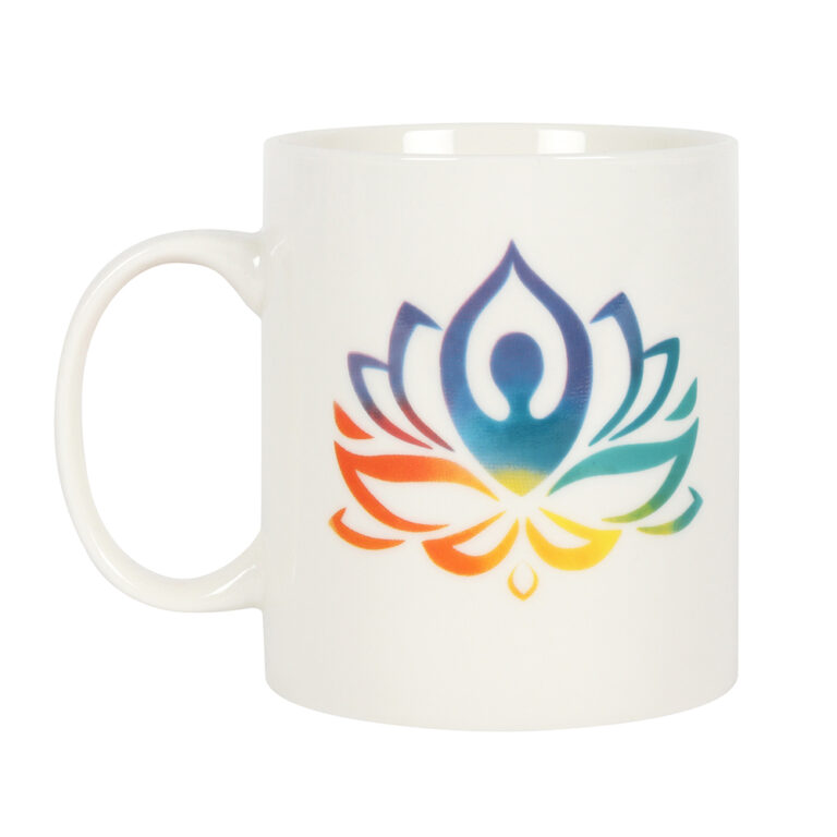 The Yoga Watercolour Lotus Flower Mug