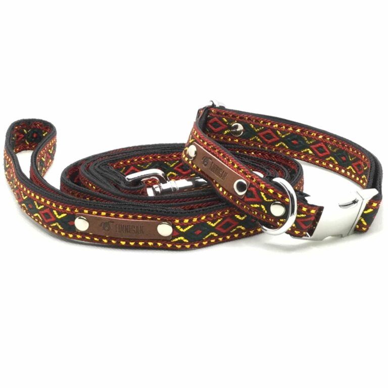 Durable Designer Dog Collar Set No.28m