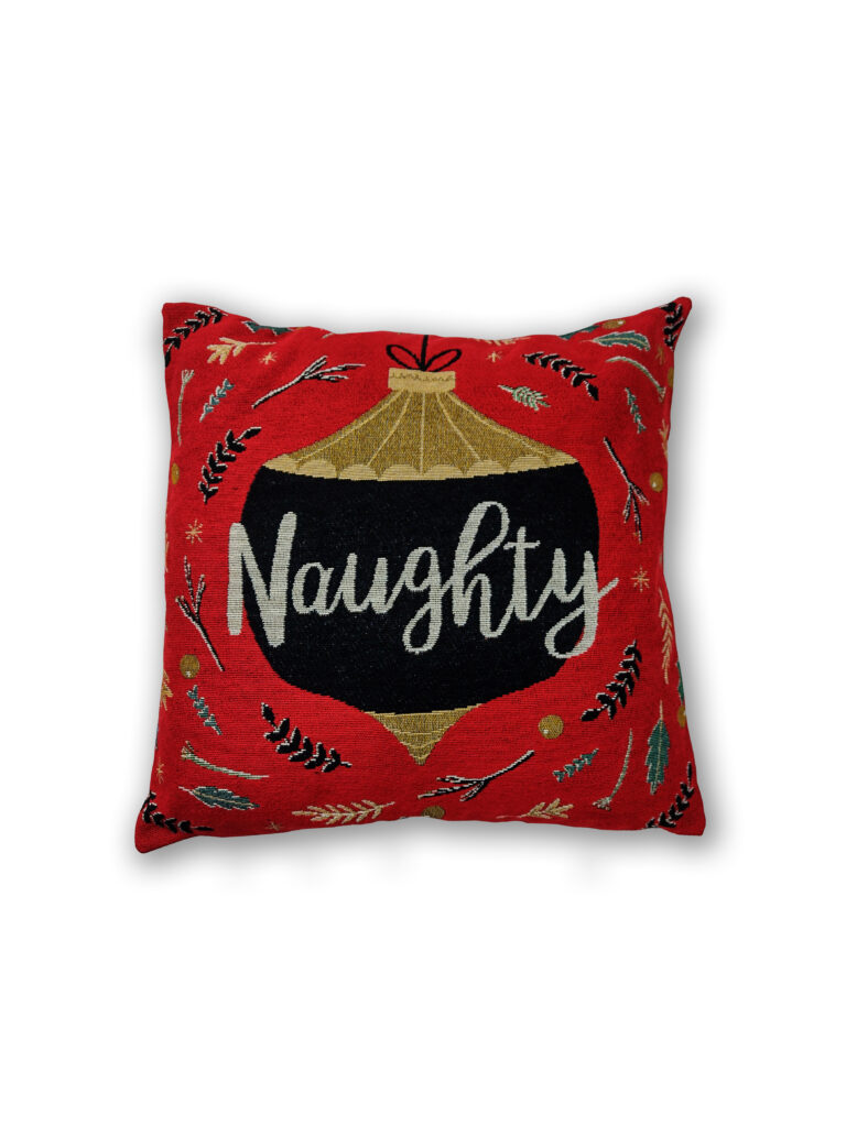 Naughty or Nice Cushion Cover 43 x 43cm