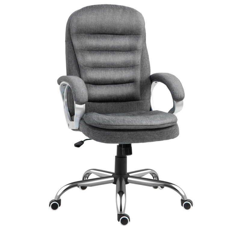 Office Chair Rock 360� Swivel Adjustable Height Lumbar Support Vinsetto