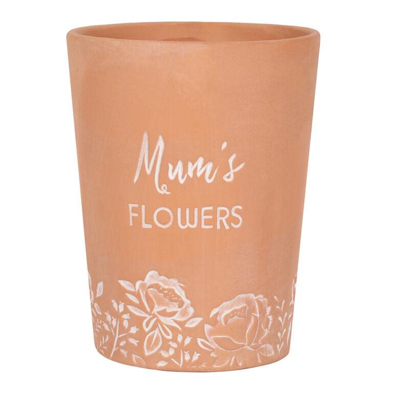 Mum’s Flowers Terracotta Plant Pot