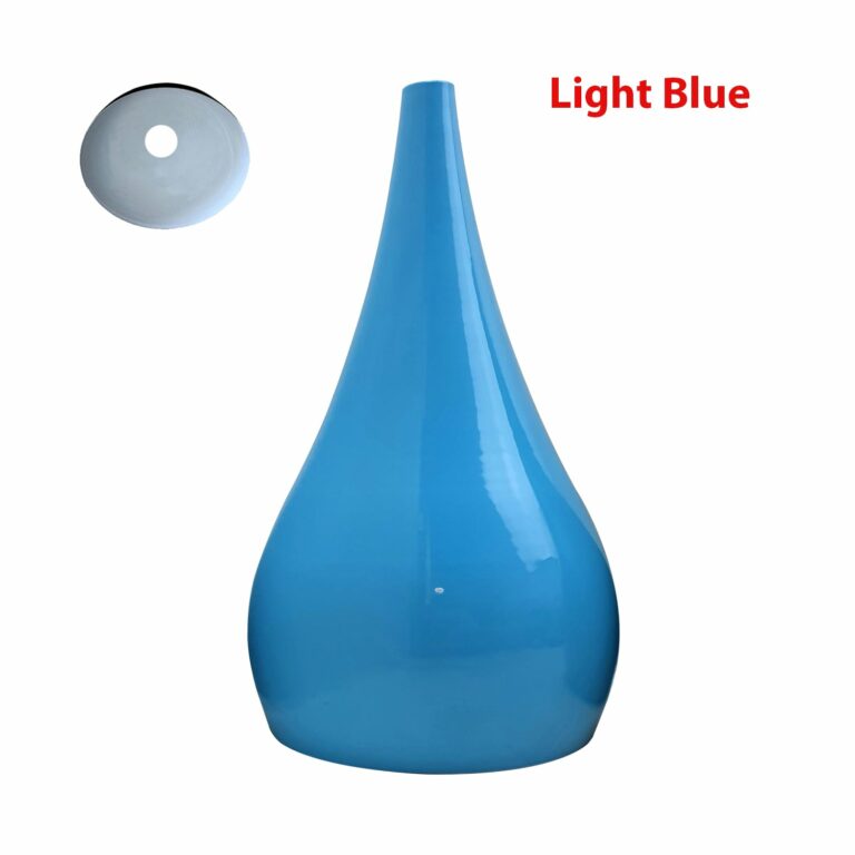 Industrial vintage Tear Drop Blue Color Beat Style pendant shade E27 holder~3970