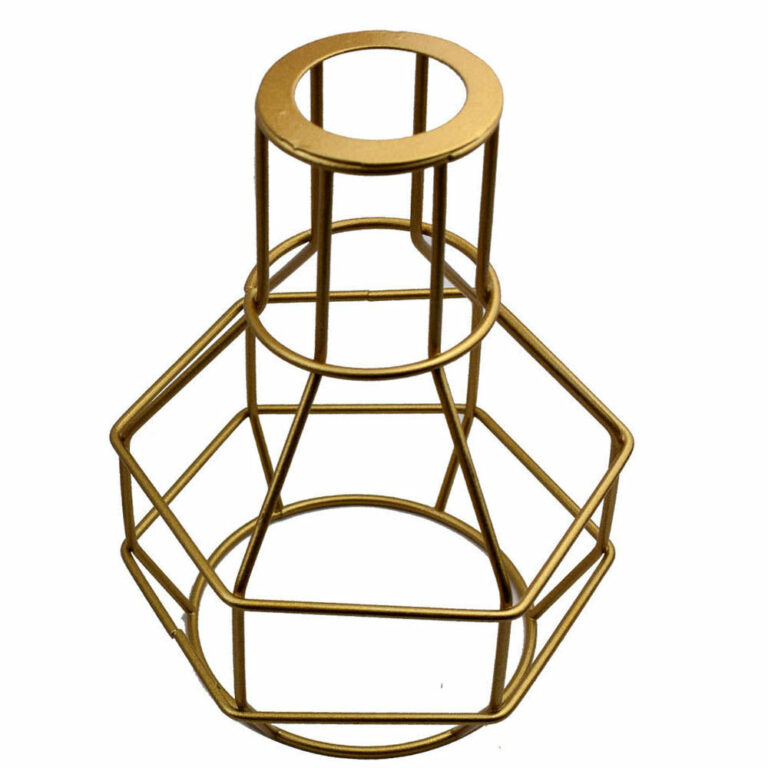 Nest Wire Cage Lampshade Gold Lighting Shade~2842