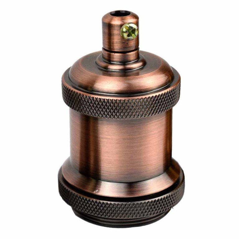 Antique Copper E27 Metal Lamp/Bulb Holder Ideal for Vintage Edison Filament Bulbs Antique metal~2935